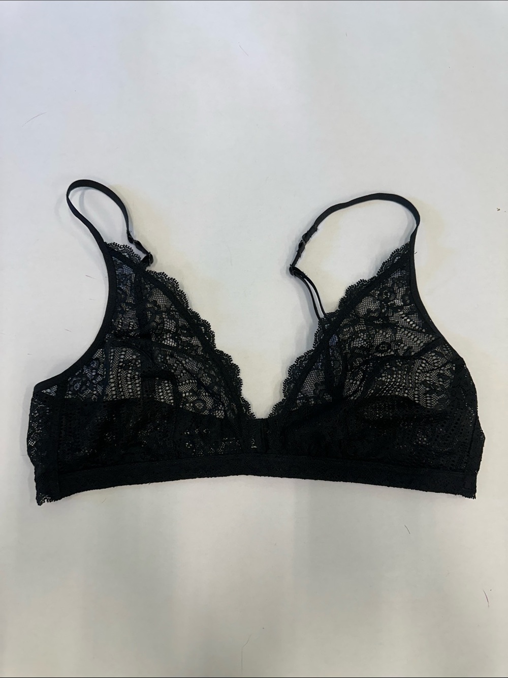 Gap Body Black Lace Wireless Bralette - Women Intimates